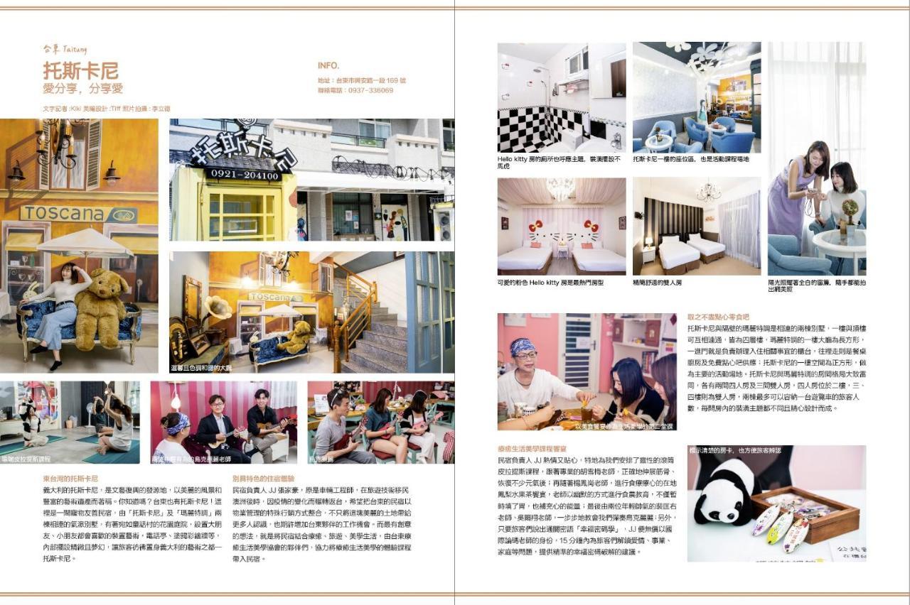 台東民宿托斯卡尼療癒館toscana Mary 親子寵物友善可包棟卡拉ok自動麻將 Taitung Ngoại thất bức ảnh